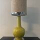 Vintage ceramic and chrome metal lamp from the 60s and 70s
