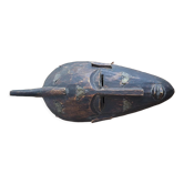 Masque africain sculté