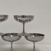 Ice cups x7 stainless steel brand Rémy Letang, 1970