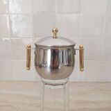Stainless steel sugar bowl GA 18/10 made in Italy