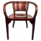 Extremely rare armchair no. 6521 by Otto Wagner for Thonet