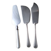 Set of 3 silver-plated serving utensils