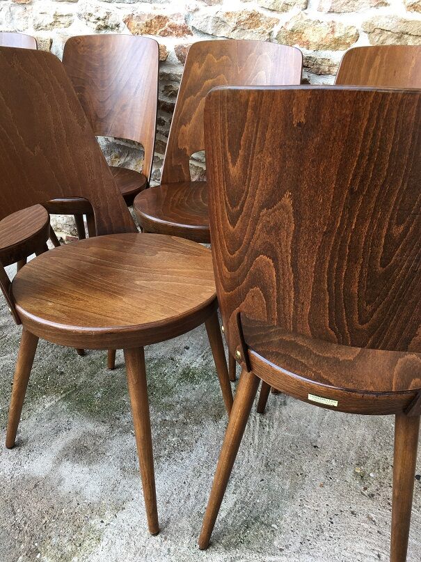 set of 8 chairs Baumann "Mondor"