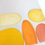 Peinture original abstrait minimaliste