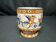 Gien, polychrome earthenware vase Renaissance XXth century