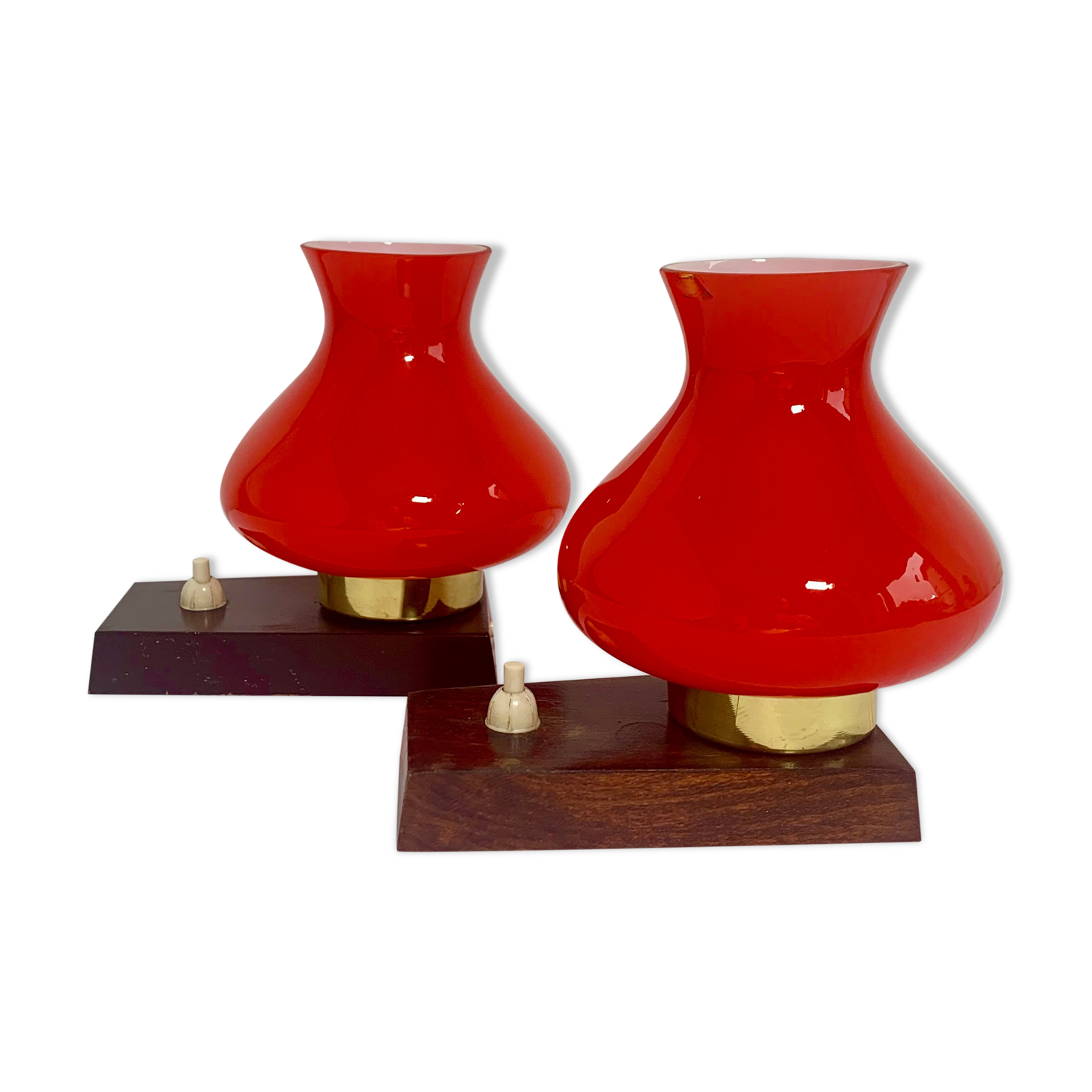 Pair of bedside lamps, Germany, 1960s