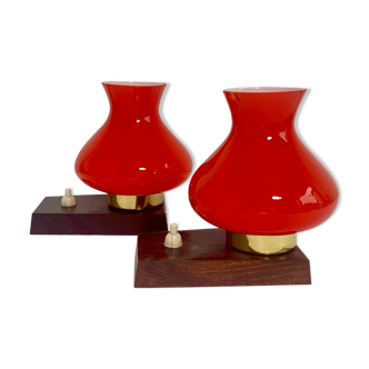 Pair of bedside lamps, Germany, 1960s