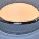 Wall lamp Art Deco opaline chromed metal 30s