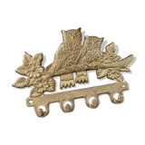 Golden brass owl hook