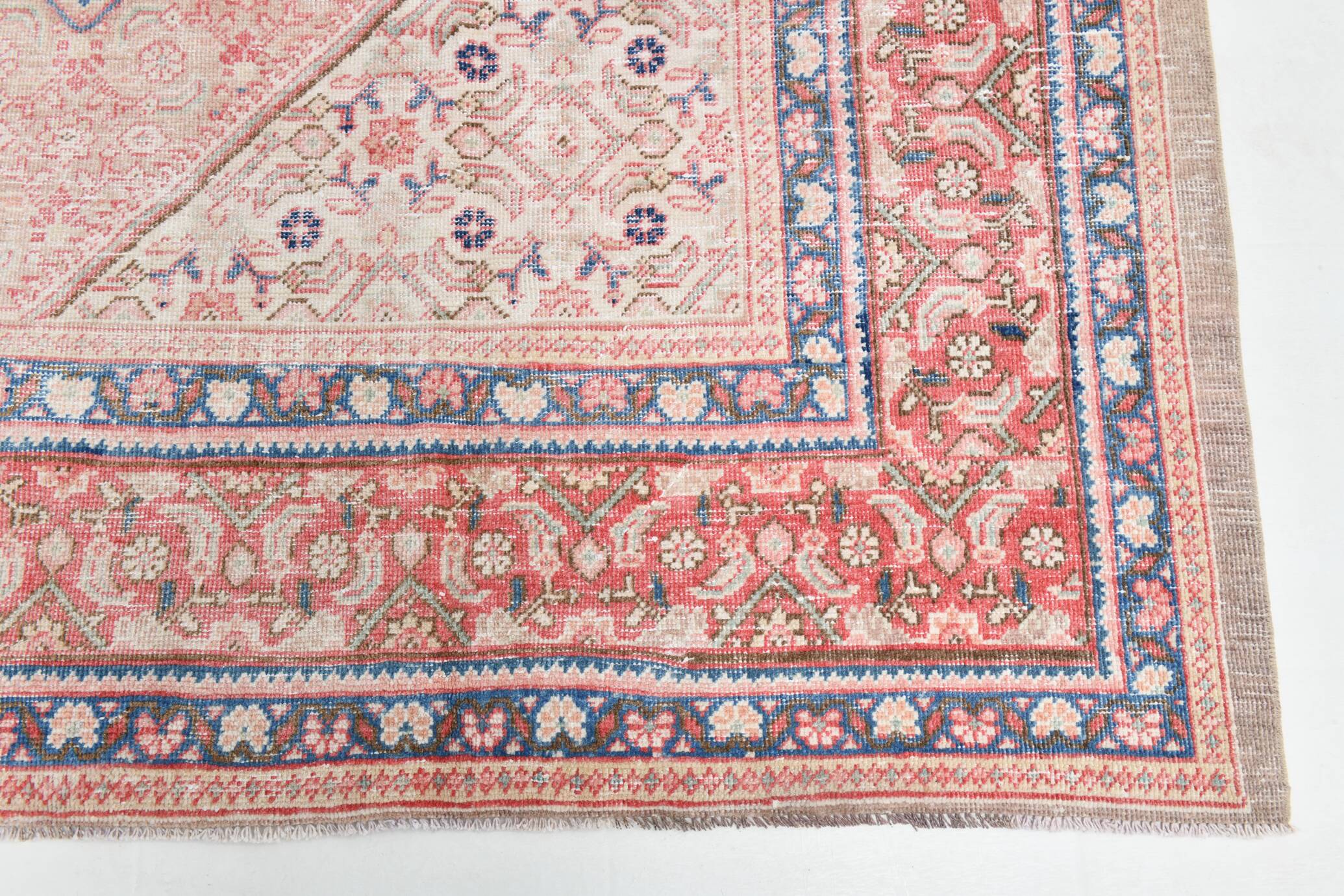 Pink & Blue Classic Persian Rug 289x366Cm