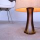 Scandinavian modern ceramic table lamp, Denmark 1960s