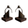 Pair of Brutalist Sculptural Candleholders by Arte Romera, Spain, 1980s