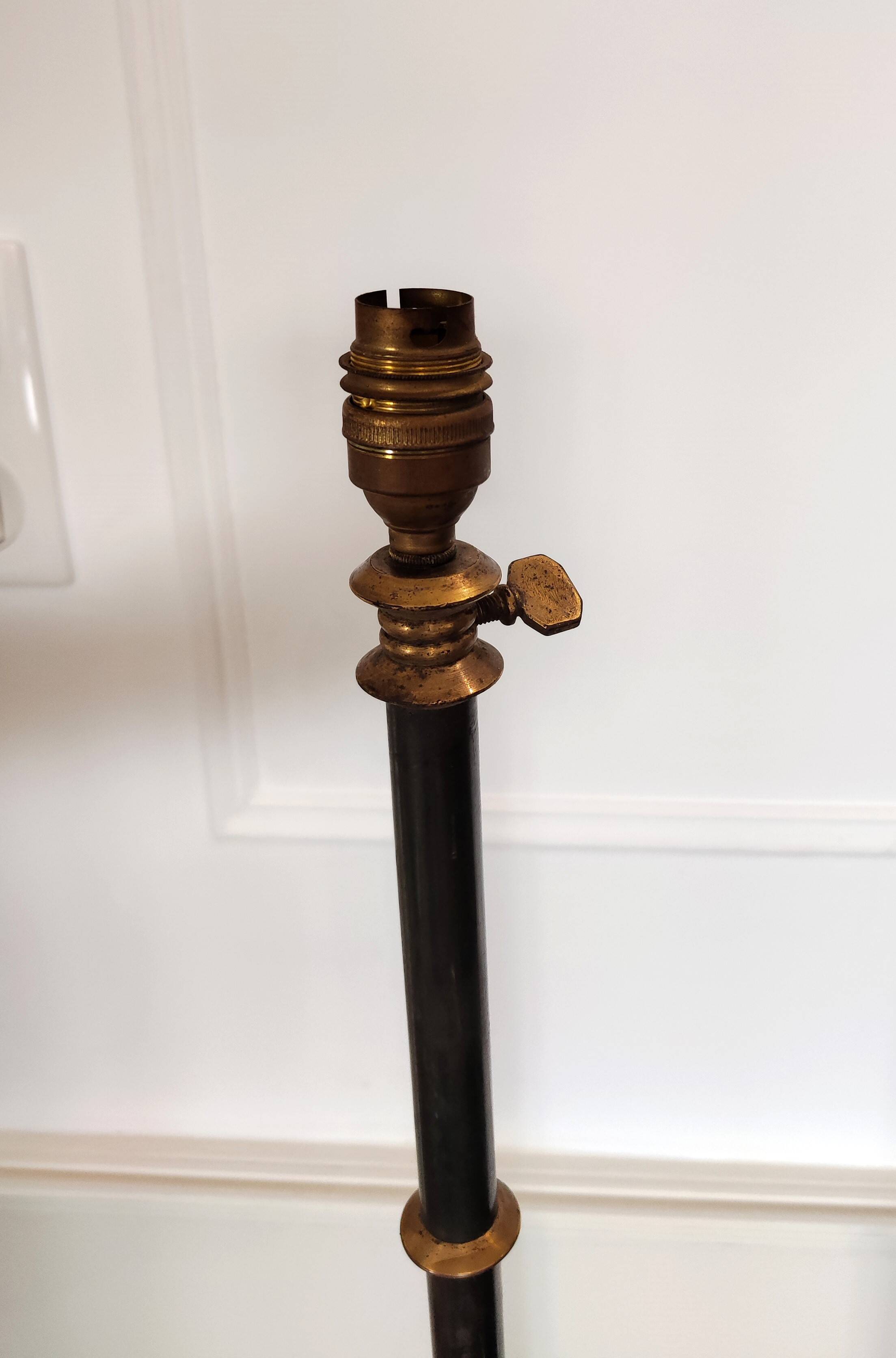 Adjustable floor lamp by Gilles Sermadiras, France, 1950s