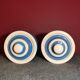 Blue striped kitchen pot