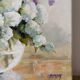 Snowballs and lilacs, oil on canvas signed Paumier