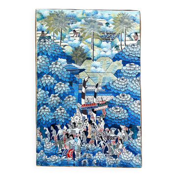 Balinese painting signed I KT. WANA