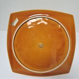 Ceramic cheese platter modernist rooster 60s