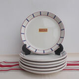 Set of 18 basque plates in sandstone