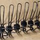 Pack of six hooks