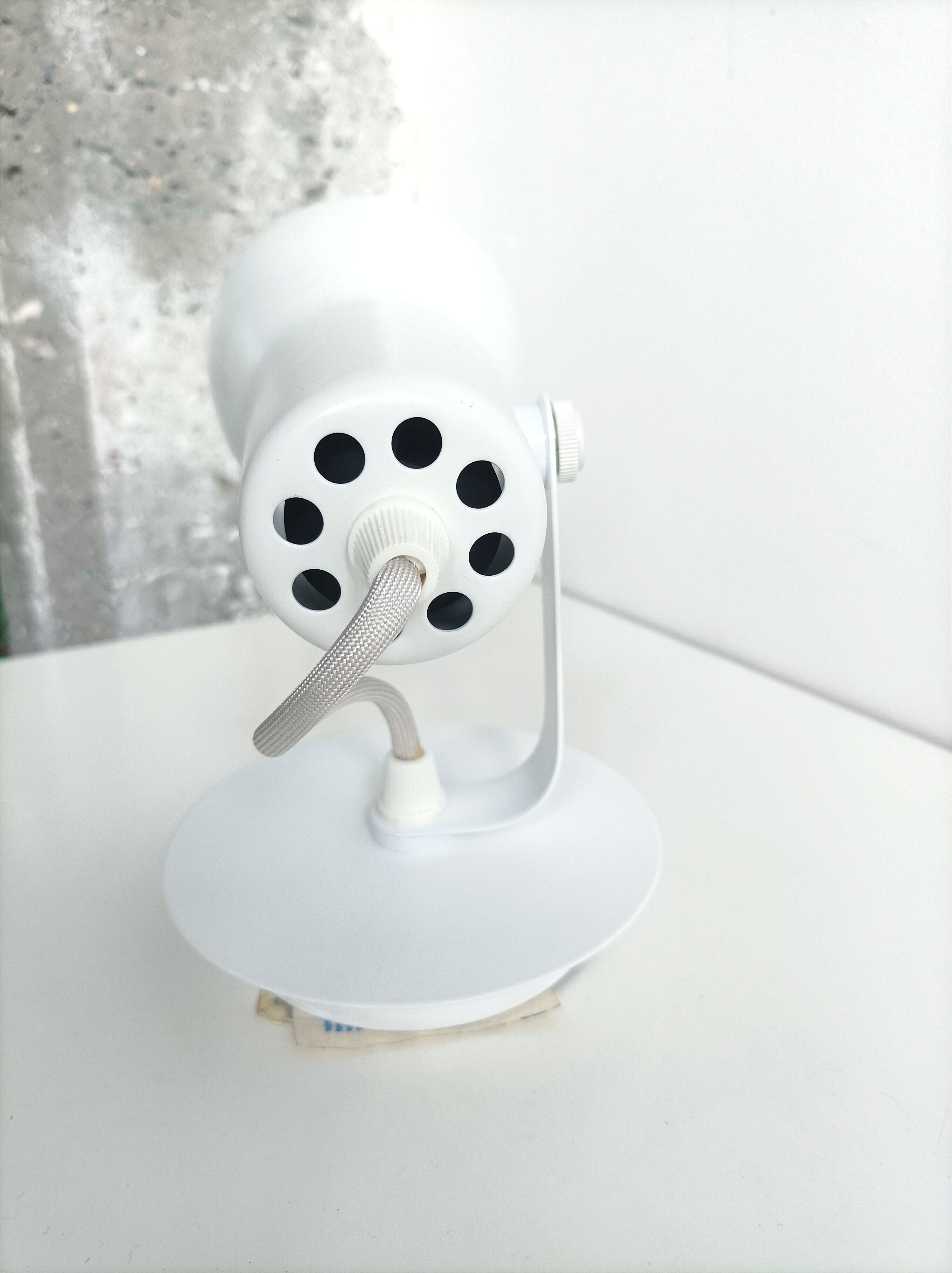 Vintage habitat matt lacquered metal spotlight wall light