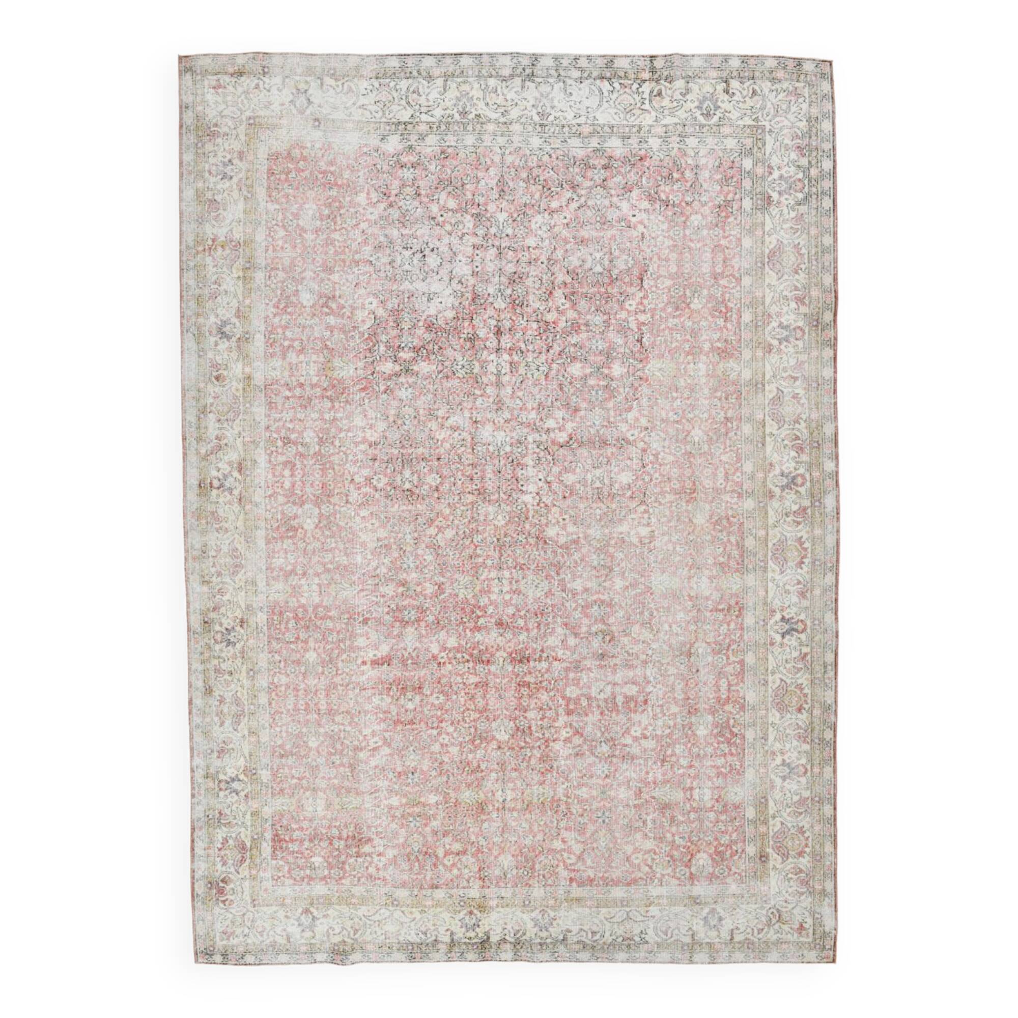 Tapis persan rouge pâle 8x12, 261x361cm