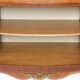 Louis XVI style half-moon marble marquetry sideboard