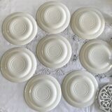 8 English dinner plates