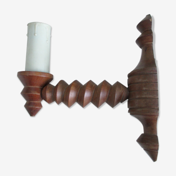 Wooden sconce