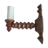 Wooden sconce