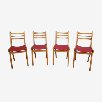 Set de 4 chaises années 70