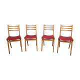 Set of 4 chairs 70