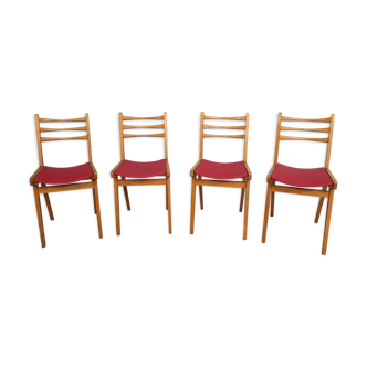 Set of 4 chairs 70