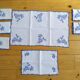 Tea tablecloth and its 6 hand-embroidered towels