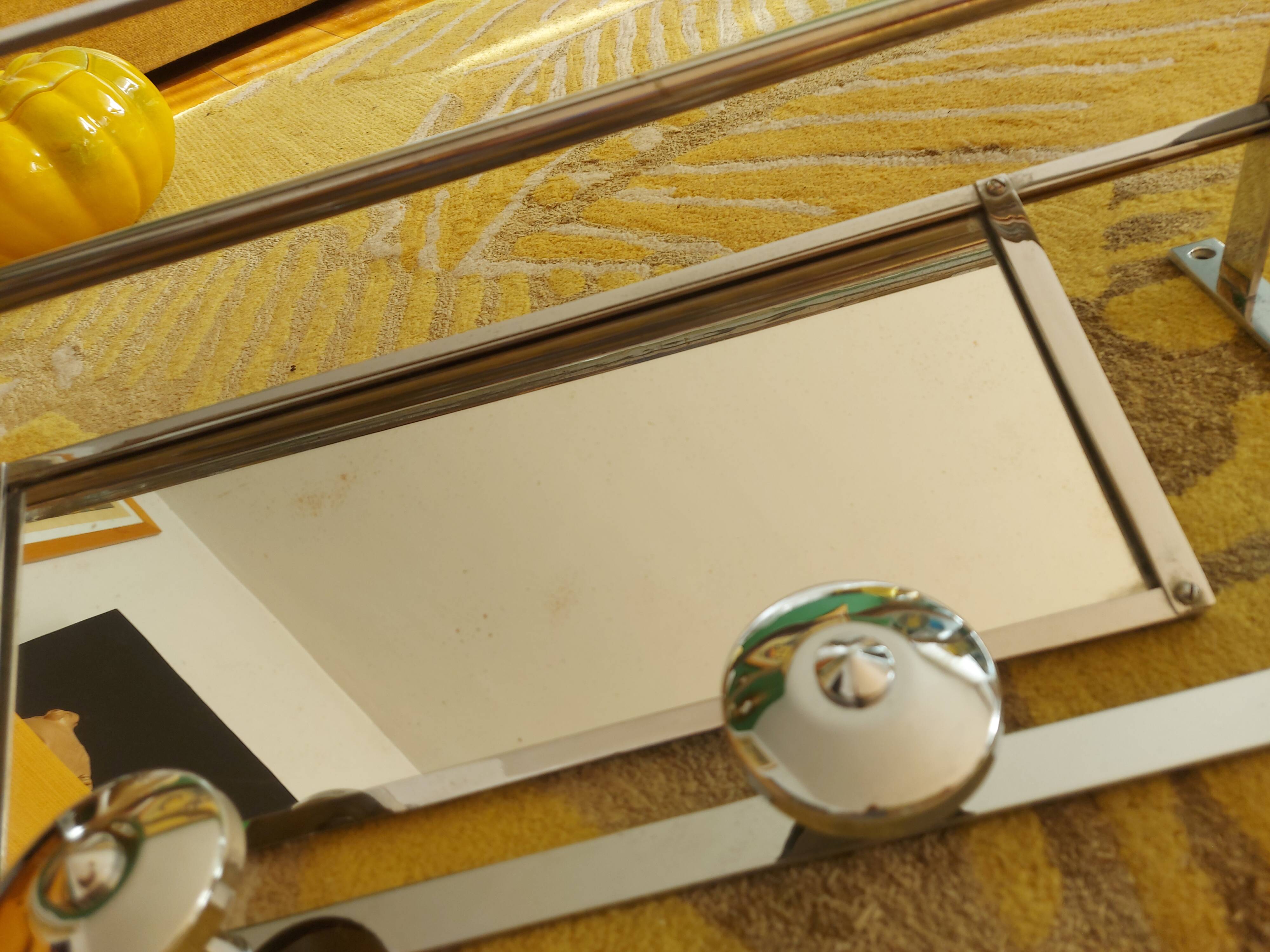 Wall-mounted mat rack, 40's hat rack