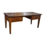 Old flat desk in cherry