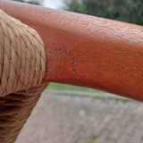 4 chaises Arne Wahl Iversen cordage neuf
