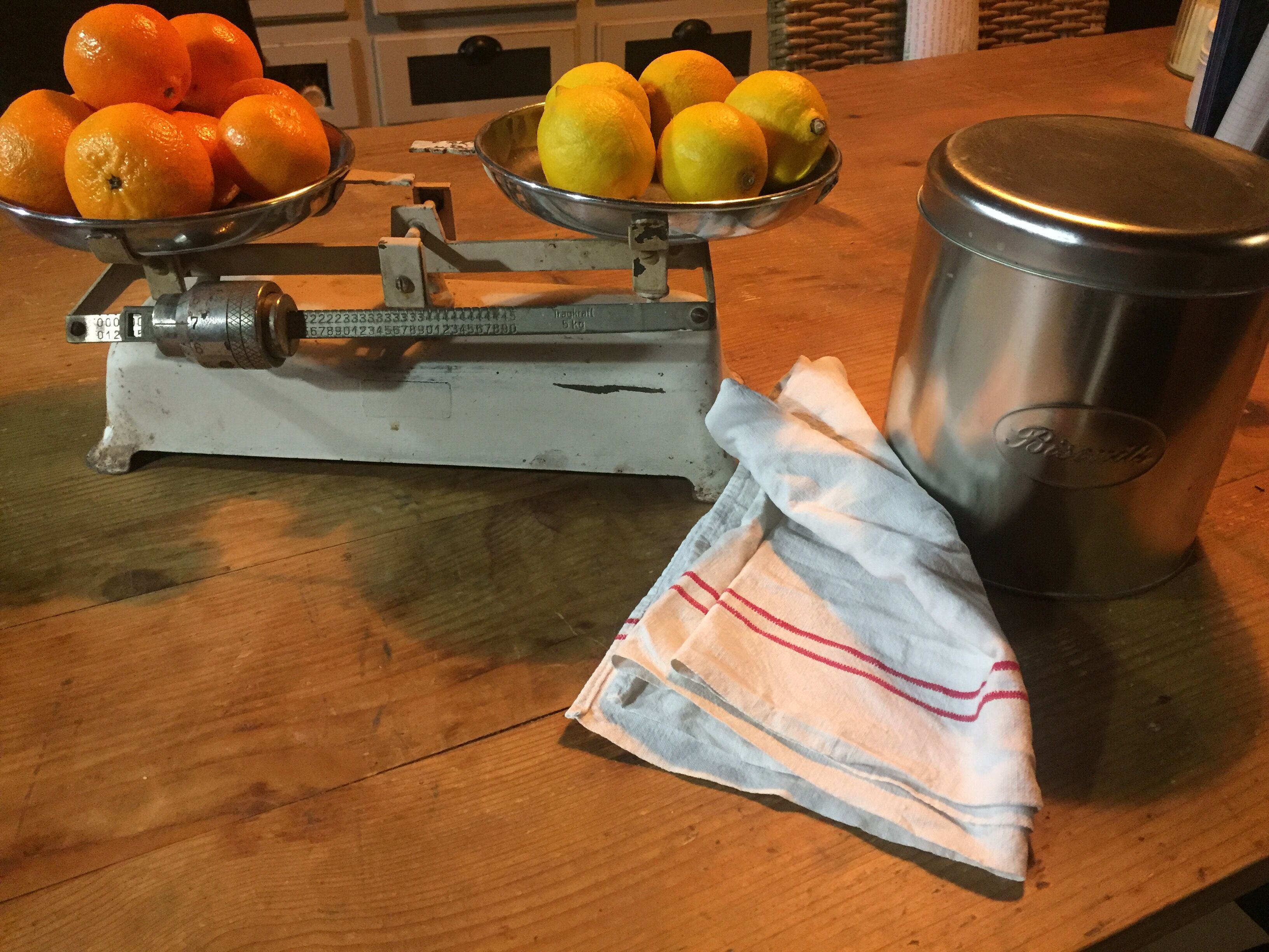 Balance old rusty metal