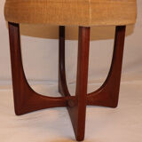 Scandinavian stool G Plan in teak 1960
