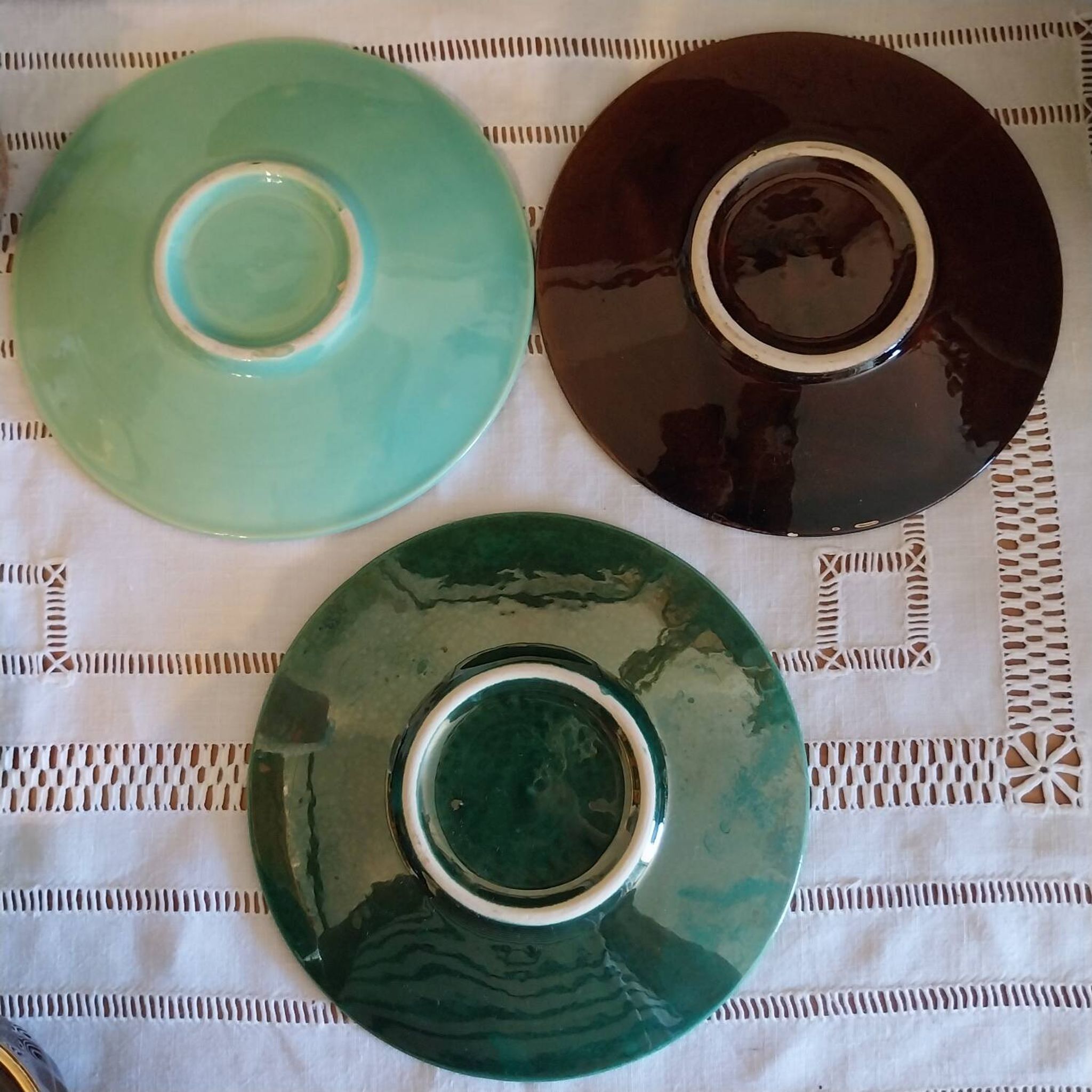 Antique St. Clement cups and saucers