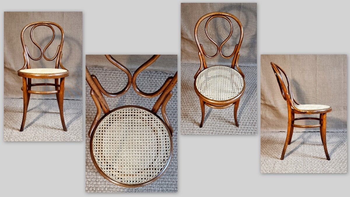Chaise bistrot n°20 "Omega" fin XIXe