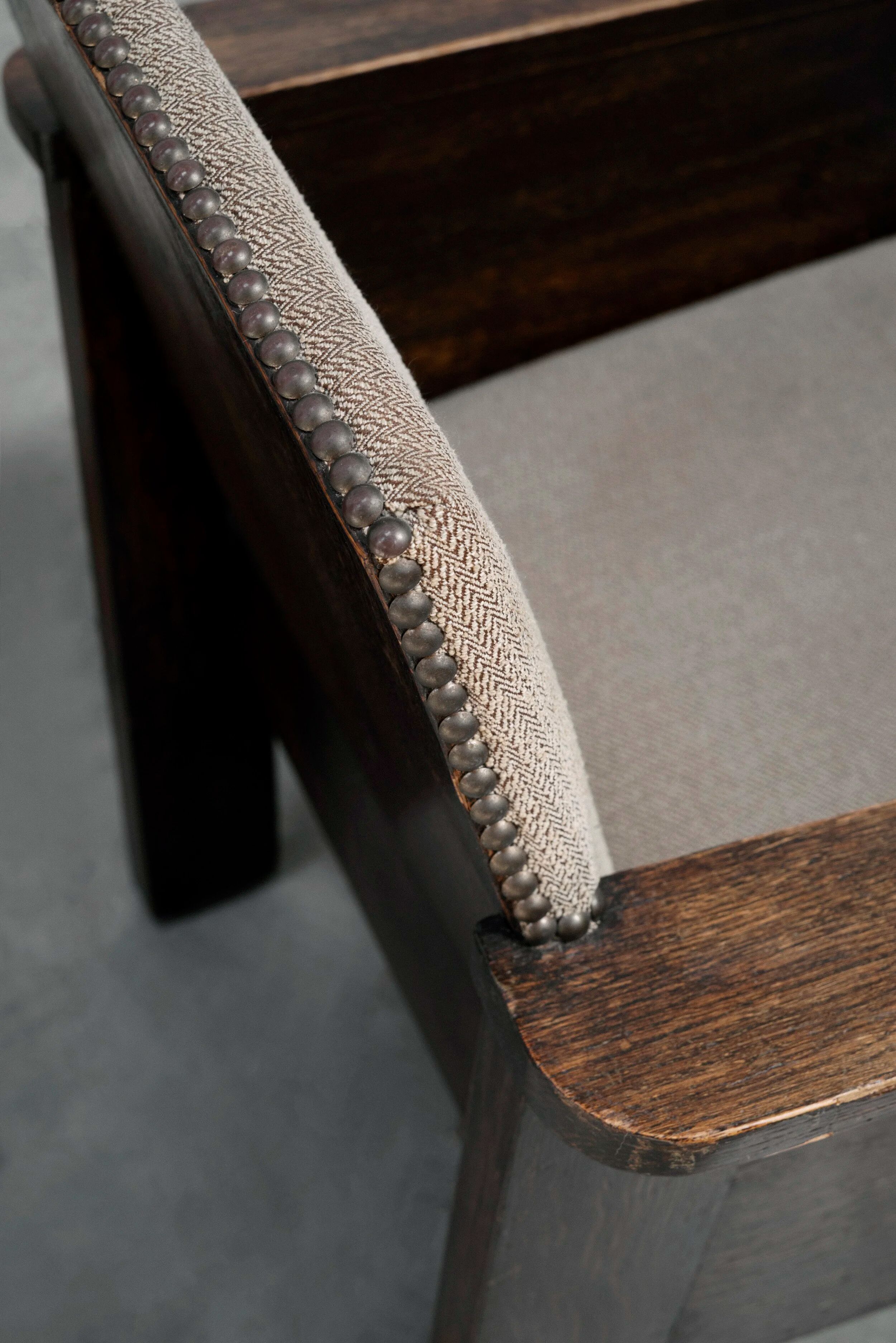 Paire de fauteuils en chêne de l'École de La Haye, Pays-Bas, années 1920