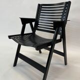 Niko Kralj Slovenian Rex Plywood Folding Chair for Stol 1950s in Black