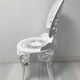 Old white rock garden furniture