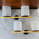 Pair of Arlus wall lamps in Murano glass vintage