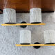 Pair of Arlus wall lamps in Murano glass vintage