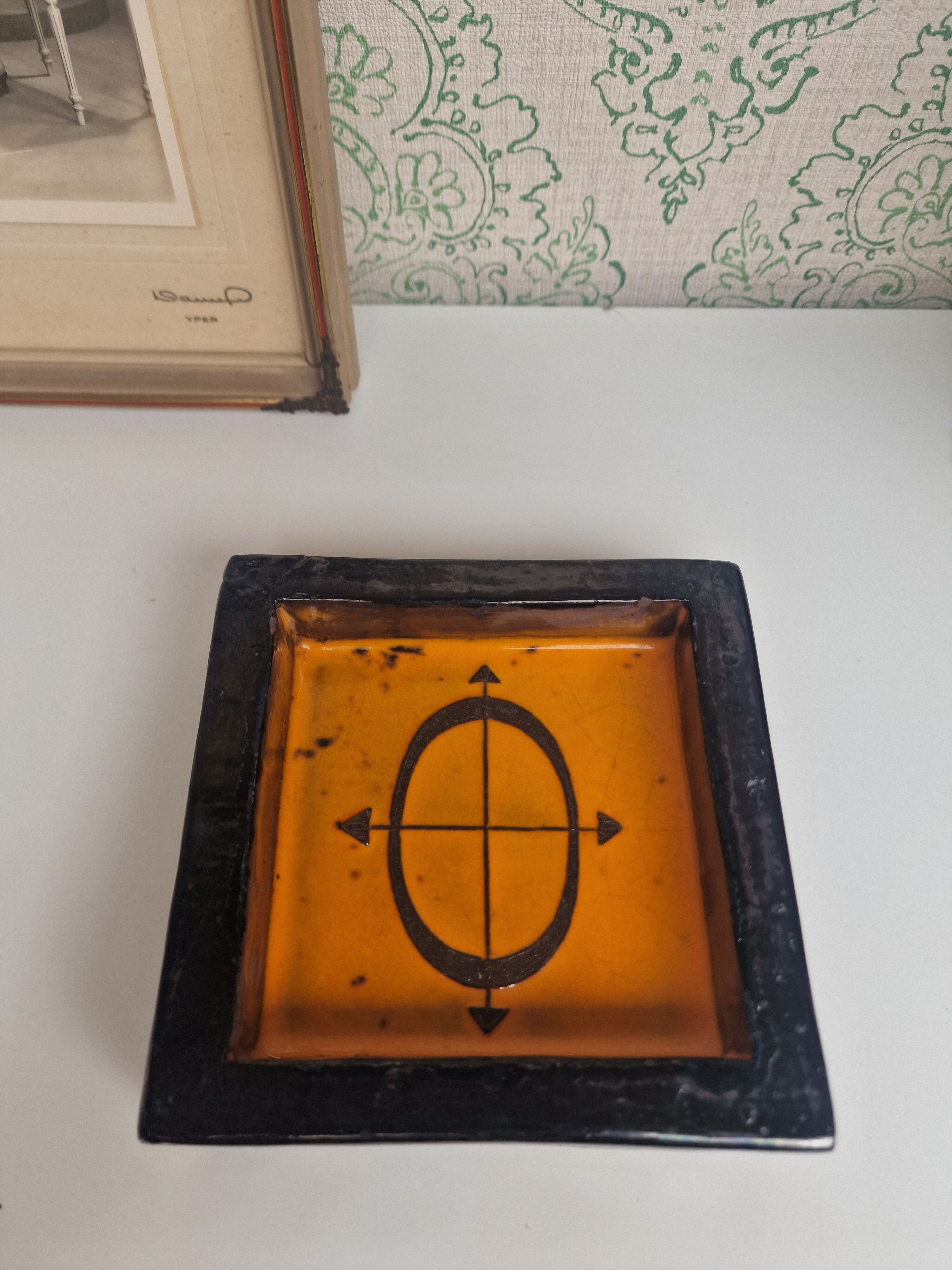 Ceramic ashtray Atelier Berlaimont Antwerp 1960 1970