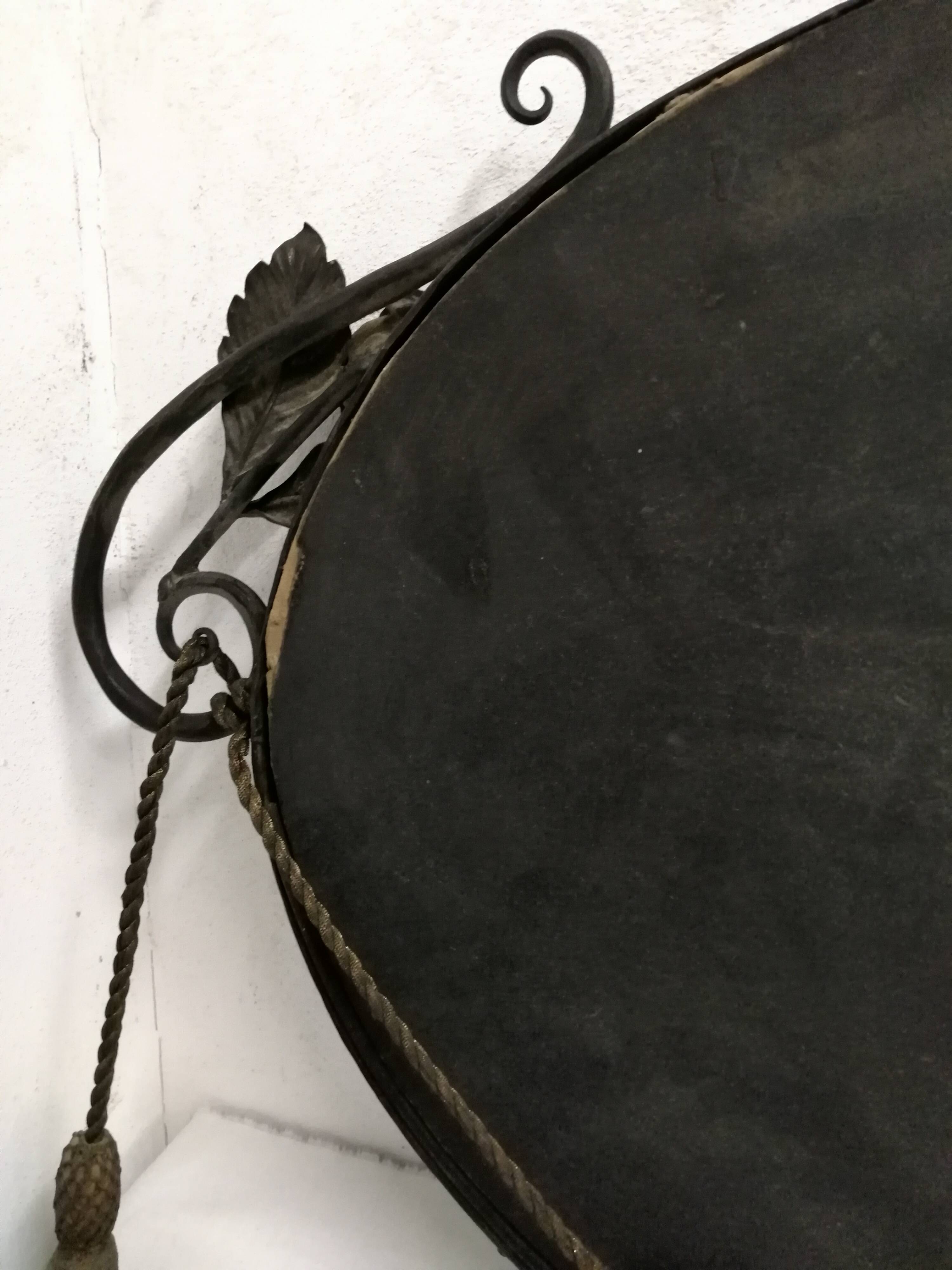 Art Deco Wrought Iron Mirror