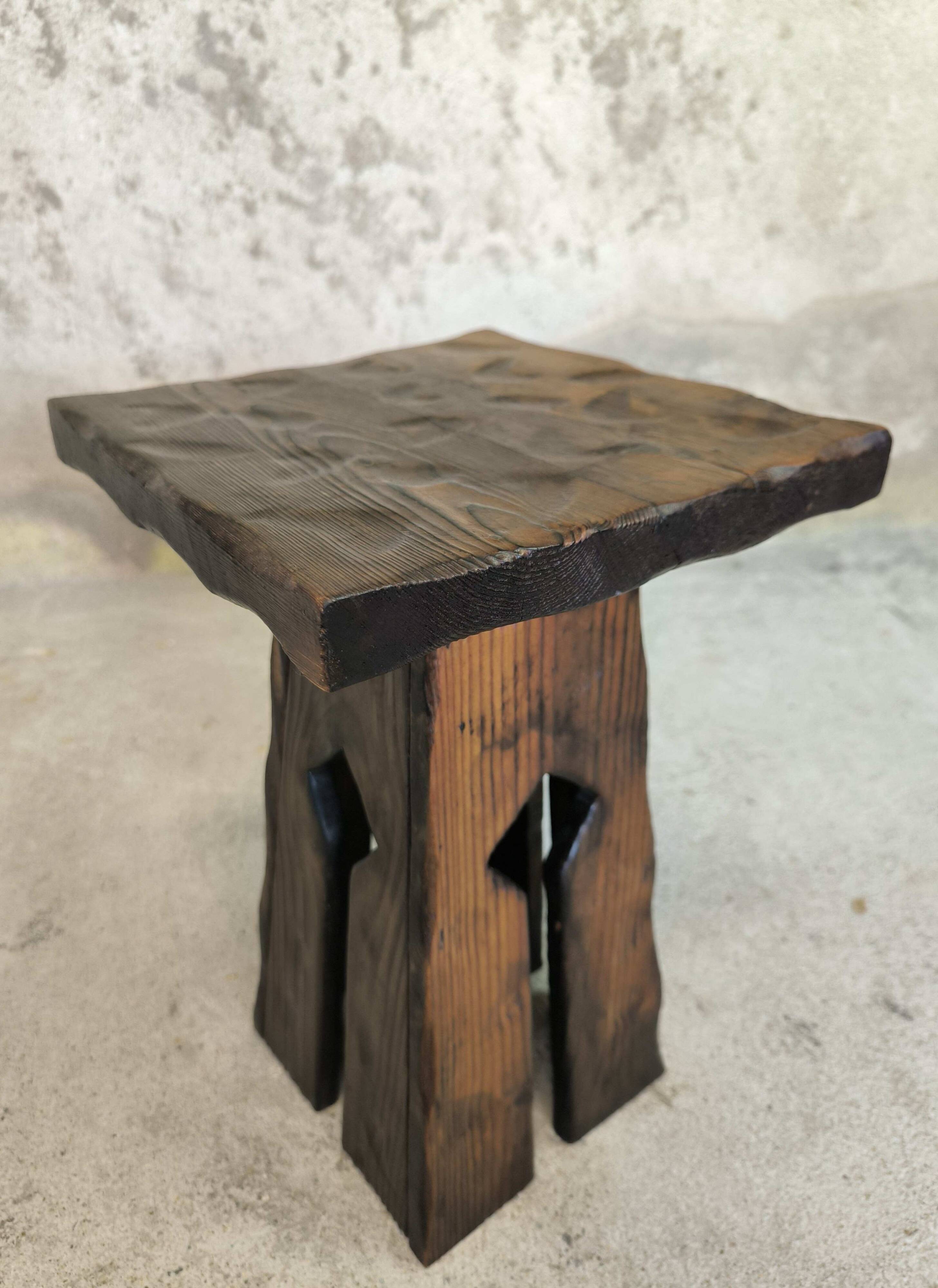 Vintage wooden stool