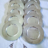 Solid tin plates (presentation) under plates