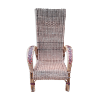 Rattan armchair